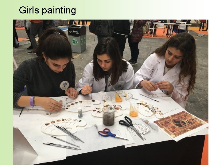 Girls painting 