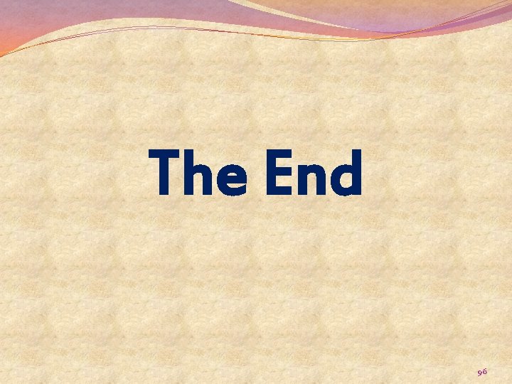 The End 96 