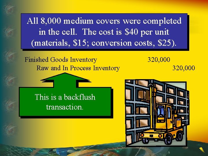 All 8, 000 medium covers were completed in the cell. The cost is $40