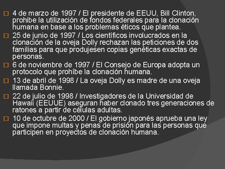 � � � 4 de marzo de 1997 / El presidente de EEUU, Bill � � � 4 de marzo de 1997 / El presidente de EEUU, Bill