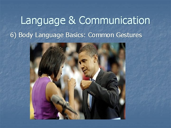 Language & Communication 6) Body Language Basics: Common Gestures 