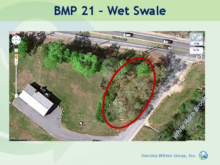 W hi te Ho rn Br oo k BMP 21 – Wet Swale Horsley