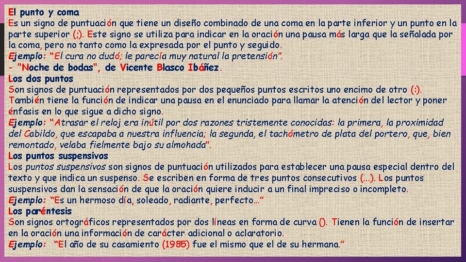 El punto y coma Es un signo de puntuación que tiene un diseño combinado El punto y coma Es un signo de puntuación que tiene un diseño combinado