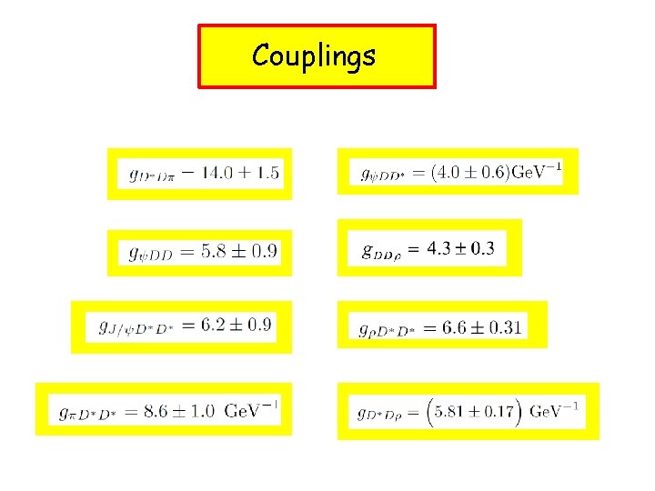 Couplings 