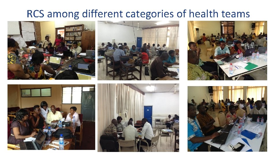 RCS among different categories of health teams 