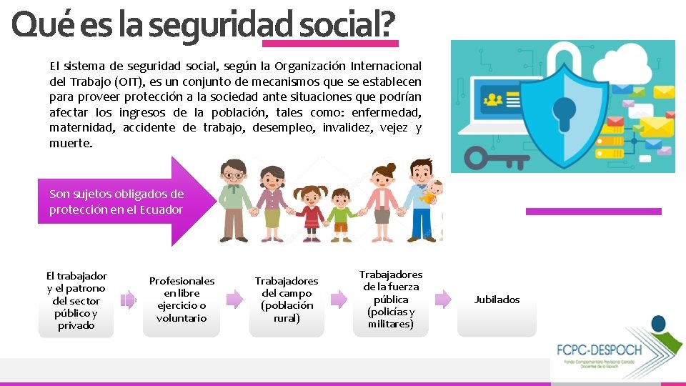 Qué es la seguridad social? El sistema de seguridad social, según la Organización Internacional Qué es la seguridad social? El sistema de seguridad social, según la Organización Internacional