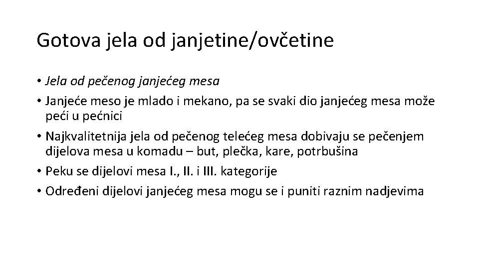 Gotova jela od janjetine/ovčetine • Jela od pečenog janjećeg mesa • Janjeće meso je Gotova jela od janjetine/ovčetine • Jela od pečenog janjećeg mesa • Janjeće meso je