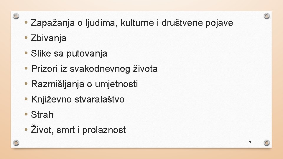  • Zapažanja o ljudima, kulturne i društvene pojave • Zbivanja • Slike sa