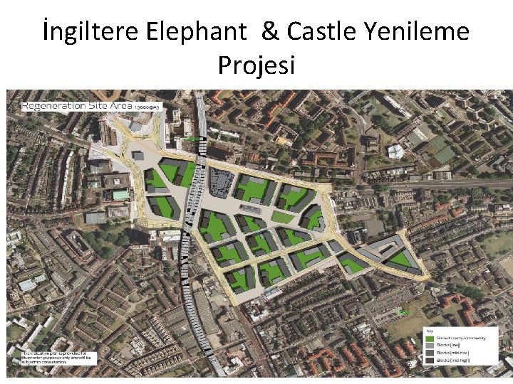 İngiltere Elephant & Castle Yenileme Projesi 