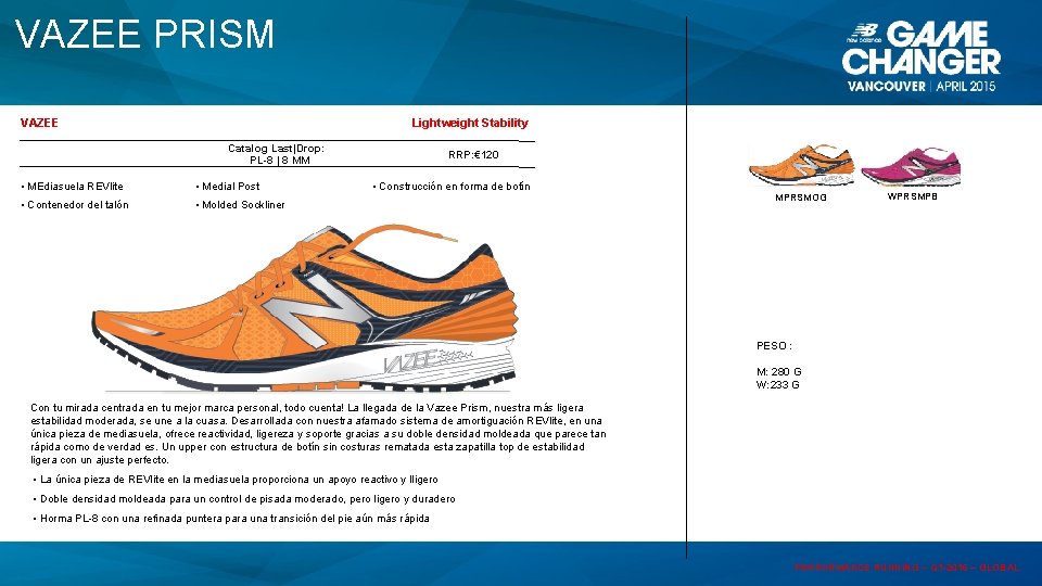 VAZEE PRISM VAZEE Lightweight Stability Catalog Last|Drop: PL-8 | 8 MM ▪ MEdiasuela REVlite