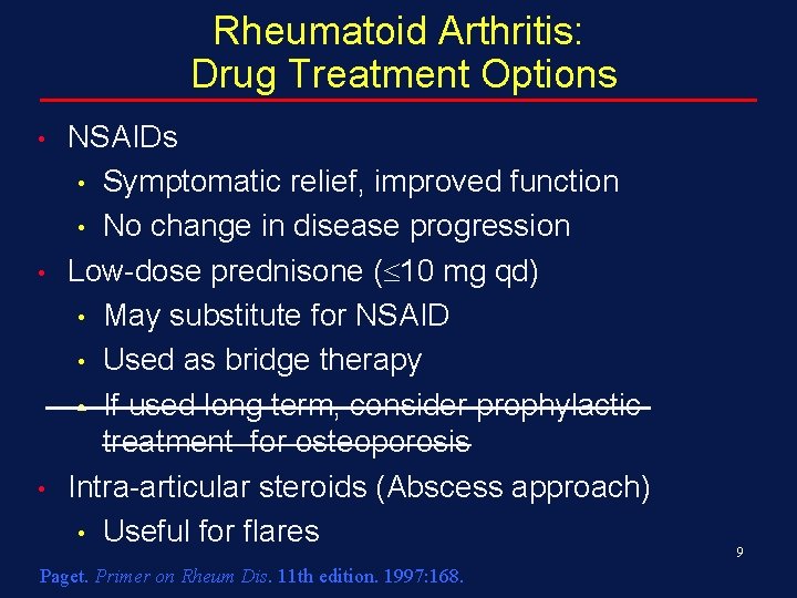 Pharmacogenetics and pharmacogenomics in rheumatology Rheumatoid arthritis treatment nsaids