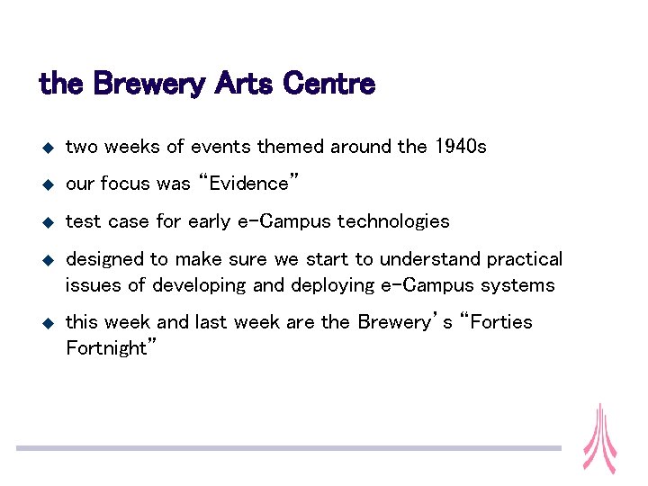 the Brewery Arts Centre u two weeks of events themed around the 1940 s the Brewery Arts Centre u two weeks of events themed around the 1940 s