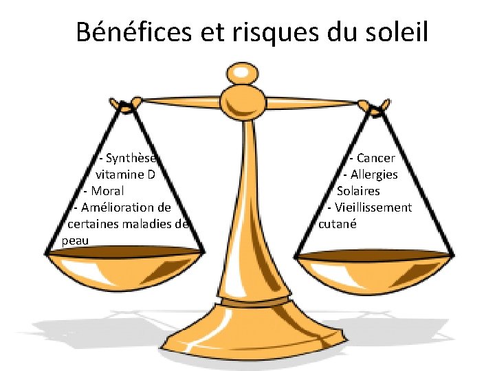 Bénéfices et risques du soleil - Synthèse vitamine D - Moral - Amélioration de Bénéfices et risques du soleil - Synthèse vitamine D - Moral - Amélioration de