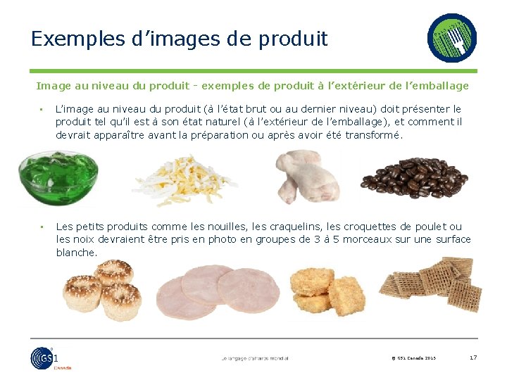 Exemples d’images de produit Image au niveau du produit - exemples de produit à