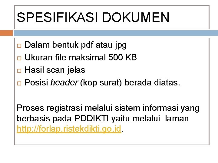 Registrasi Pendidik Nidn Nidk Dan Nup Disampaikan Pada