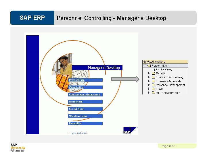 SAP ERP Personnel Controlling - Manager‘s Desktop Page 8 -43 