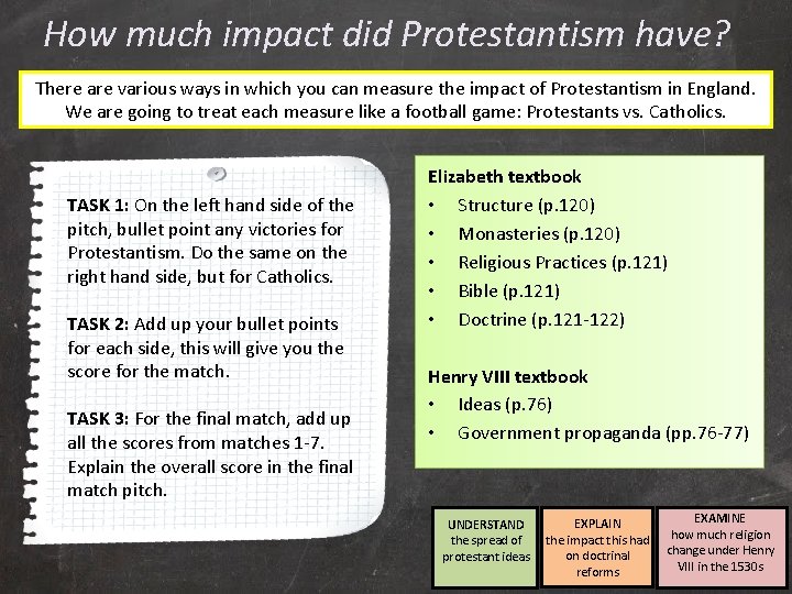 How much impact did Protestantism have? There are various ways in which you can