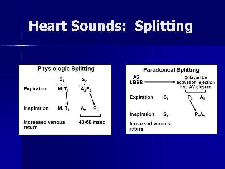 Heart Sounds: Splitting AS 