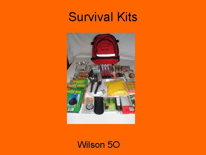 Survival Kits Wilson 5 O 