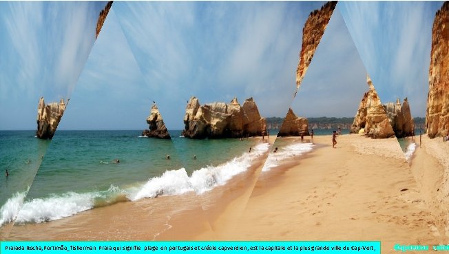 Praiada Rocha, Portimão_fisherman Praia qui signifie plage en portugais et créole capverdien, est la