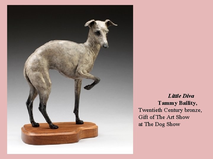 Little Diva Tammy Baility, Twentieth Century bronze, Gift of The Art Show at The