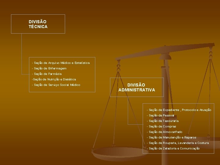 DIVISÃO TÉCNICA - Seção de Arquivo Médico e Estatística - Seção de Enfermagem -