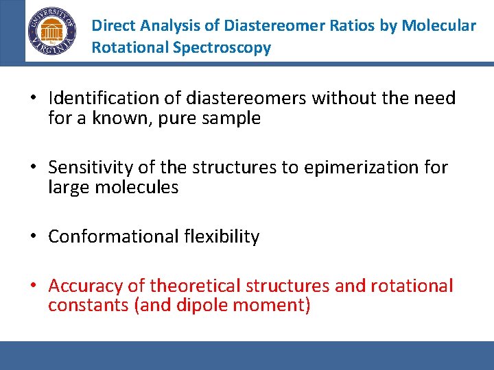Direct Analysis of Diastereomer Ratios by Molecular Rotational Spectroscopy • Identification of diastereomers without