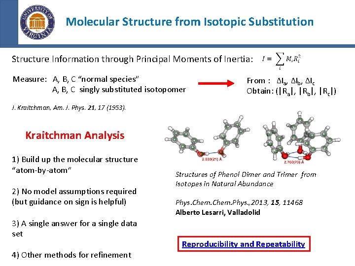 Molecular Structure from Isotopic Substitution Structure Information through Principal Moments of Inertia: Measure: A,