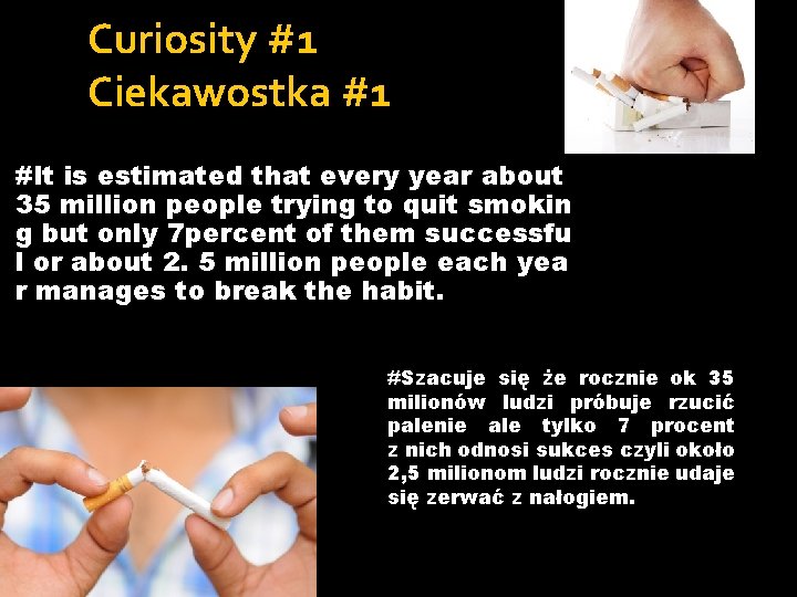 Curiosity #1 Ciekawostka #1 #It is estimated that every year about 35 million people