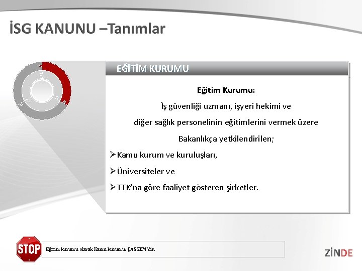 EĞİTİM KURUMU Eğitim Kurumu: İş güvenliği uzmanı, işyeri hekimi ve diğer sağlık personelinin eğitimlerini EĞİTİM KURUMU Eğitim Kurumu: İş güvenliği uzmanı, işyeri hekimi ve diğer sağlık personelinin eğitimlerini