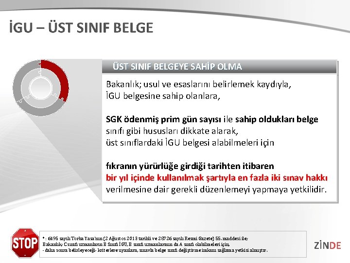 ÜST SINIF BELGEYE SAHİP OLMA Bakanlık; usul ve esaslarını belirlemek kaydıyla, İGU belgesine sahip ÜST SINIF BELGEYE SAHİP OLMA Bakanlık; usul ve esaslarını belirlemek kaydıyla, İGU belgesine sahip