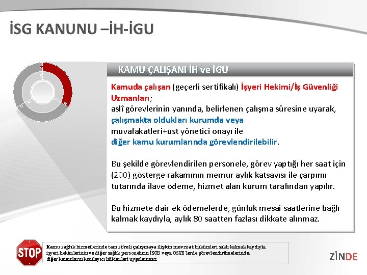 KAMU ÇALIŞANI İH ve İGU Kamuda çalışan (geçerli sertifikalı) İşyeri Hekimi/İş Güvenliği Uzmanları; aslî KAMU ÇALIŞANI İH ve İGU Kamuda çalışan (geçerli sertifikalı) İşyeri Hekimi/İş Güvenliği Uzmanları; aslî