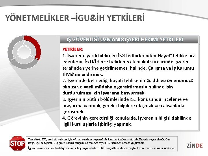 İŞ GÜVENLİĞİ UZMANI&İŞYERİ HEKİMİ YETKİLER: 1. İşverene yazılı bildirilen İSG tedbirlerinden Hayatî tehlike arz İŞ GÜVENLİĞİ UZMANI&İŞYERİ HEKİMİ YETKİLER: 1. İşverene yazılı bildirilen İSG tedbirlerinden Hayatî tehlike arz