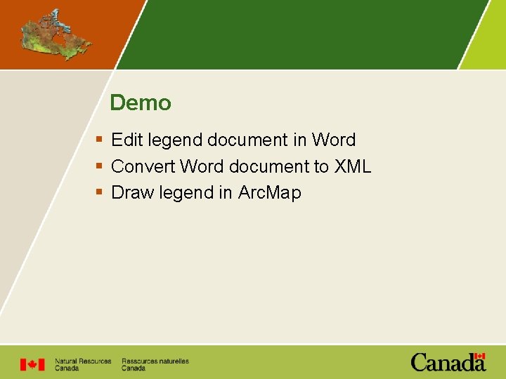 Demo § Edit legend document in Word § Convert Word document to XML §