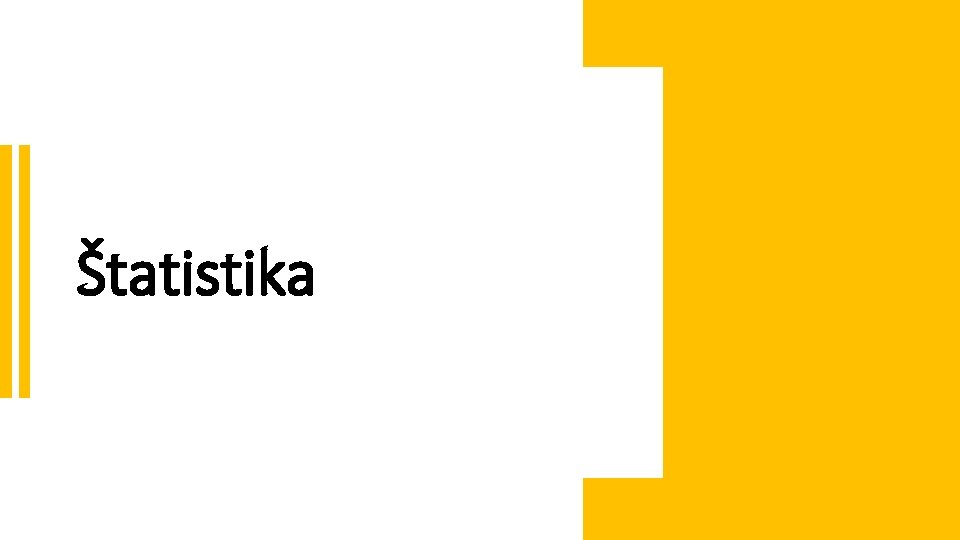 Štatistika 