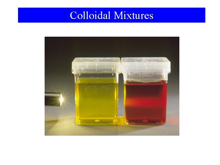 Colloidal Mixtures 