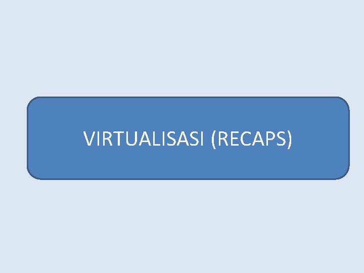 VIRTUALISASI (RECAPS) 