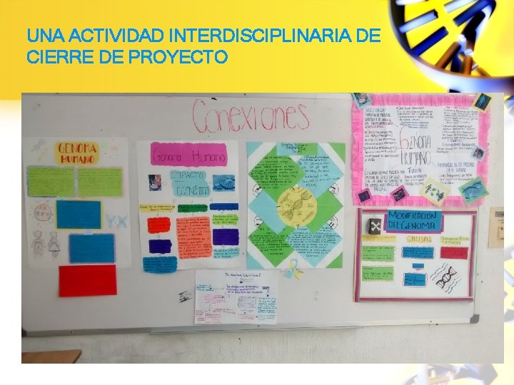 UNA ACTIVIDAD INTERDISCIPLINARIA DE CIERRE DE PROYECTO 