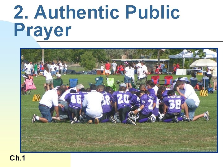 2. Authentic Public Prayer Ch. 1 