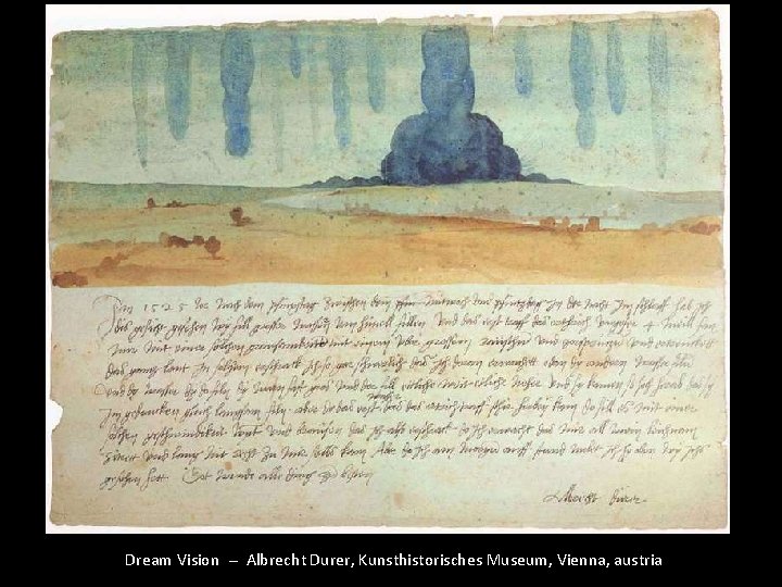 Dream Vision -- Albrecht Durer, Kunsthistorisches Museum, Vienna, austria 