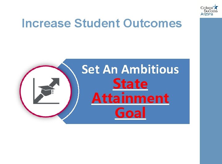 Increase Student Outcomes Set An Ambitious State Attainment Goal 7 