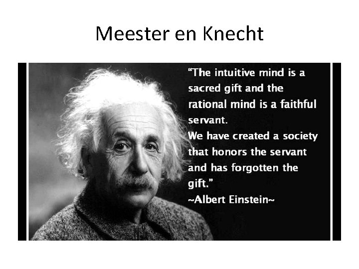 Meester en Knecht Meester en Knecht