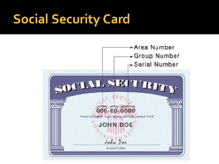 Social Security Card 