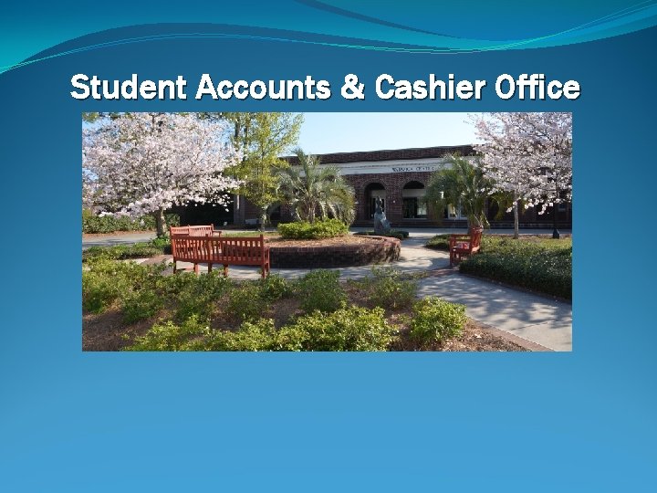 Student Accounts & Cashier Office 