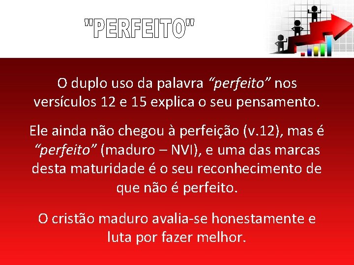 O duplo uso da palavra “perfeito” nos versículos 12 e 15 explica o seu