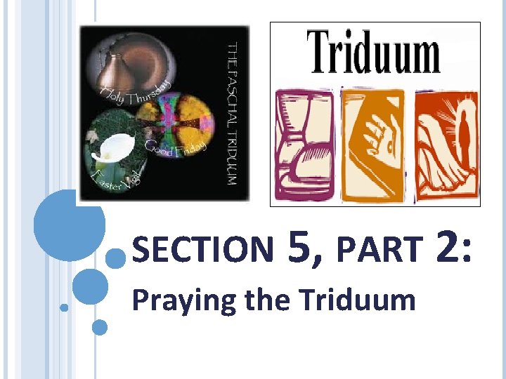 SECTION 5, PART 2: Praying the Triduum 