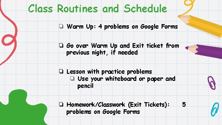 Study Routine For Grade 7 Welcome to Grade 7 Math Mrs Kriegsman and