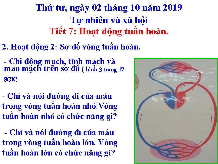 Thứ tư, ngày 02 tháng 10 năm 2019 Tự nhiên và xã hội Tiết