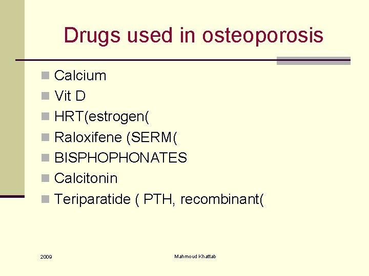 Osteoporosis Treatment Dr SAEED AHMED osteoporosis n Bone