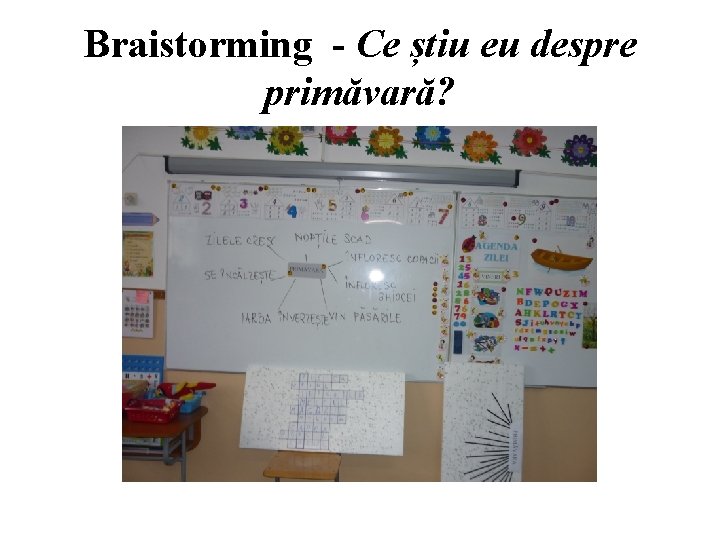 Braistorming - Ce știu eu despre primăvară? 